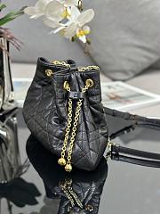 Dior Medium Ammi Bag Black Supple Macrocannage Lambskin 31x18x13 cm - 3