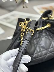 Dior Medium Ammi Bag Black Supple Macrocannage Lambskin 31x18x13 cm - 2