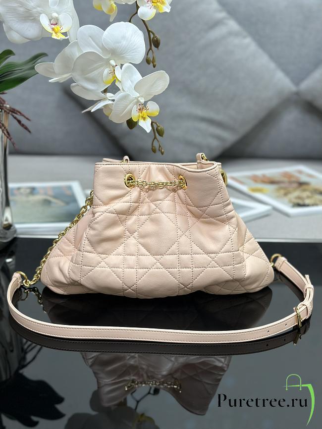 Dior Medium Ammi Bag Sand Pink Supple Macrocannage Lambskin 31x18x13 cm - 1