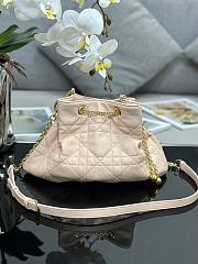 Dior Medium Ammi Bag Sand Pink Supple Macrocannage Lambskin 31x18x13 cm - 2