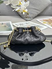 Dior Small Ammi Bag Black Supple Macrocannage Lambskin 27x15x12 cm - 1