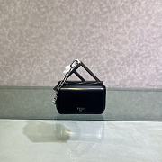 Fendi First Sight Black Leather Mini Bag size 13 x 5 x 8 cm - 1