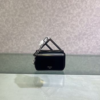Fendi First Sight Black Leather Mini Bag size 13 x 5 x 8 cm