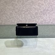 Fendi First Sight Black Leather Mini Bag size 13 x 5 x 8 cm - 3