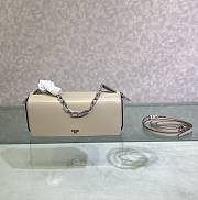 Fendi First Sight Beige Leather Mini Bag size 22.5x5x10.5 cm - 1