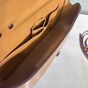 Fendi First Sight Brown Leather Mini Bag size 22.5x5x10.5 cm - 6