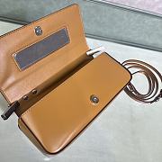 Fendi First Sight Brown Leather Mini Bag size 22.5x5x10.5 cm - 3