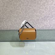 Fendi First Sight Brown Leather Mini Bag size 13 x 5 x 8 cm  - 1