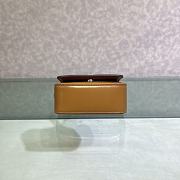 Fendi First Sight Brown Leather Mini Bag size 13 x 5 x 8 cm  - 6