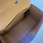 Fendi First Sight Brown Leather Mini Bag size 13 x 5 x 8 cm  - 2