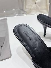 Balenciaga Women's Cagole 70mm Sandal In Black - 4
