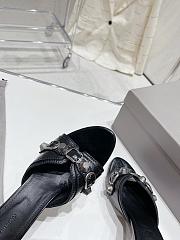 Balenciaga Women's Cagole 70mm Sandal In Black - 3