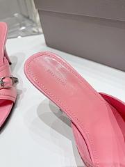 Balenciaga Women's Cagole 70mm Sandal In Pink - 6