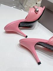 Balenciaga Women's Cagole 70mm Sandal In Pink - 3