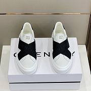 Givenchy City Sport Leather Sneakers Black - 2