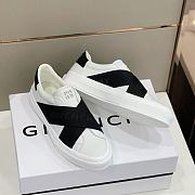 Givenchy City Sport Leather Sneakers Black - 4