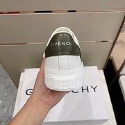 Givenchy City Sport Leather Sneakers Khaki - 5