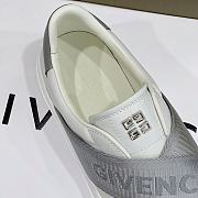 Givenchy City Sport Leather Sneakers Gray - 5