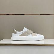 Givenchy City Sport Leather Sneakers Beige - 2