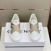 Givenchy City Sport Leather Sneakers Beige - 3