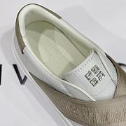 Givenchy City Sport Leather Sneakers Beige - 4