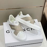 Givenchy City Sport Leather Sneakers Beige - 6