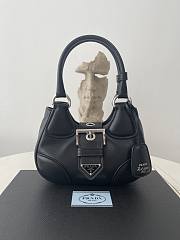 Prada Moon Padded Nappa-Leather Bag Black 22.5 x 16 x 7.5 cm - 1