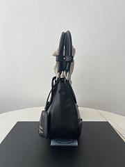Prada Moon Padded Nappa-Leather Bag Black 22.5 x 16 x 7.5 cm - 4