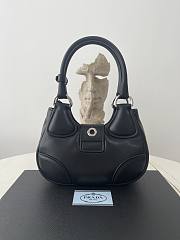 Prada Moon Padded Nappa-Leather Bag Black 22.5 x 16 x 7.5 cm - 3