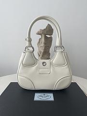 Prada Moon Padded Nappa-Leather Bag White 22.5 x 16 x 7.5 cm - 3