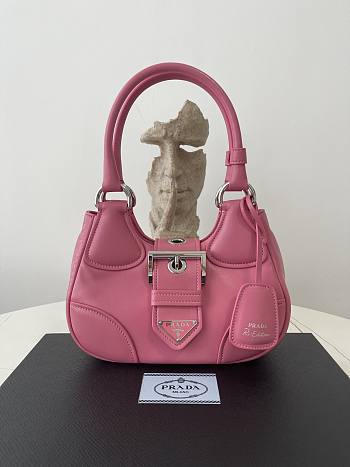 Prada Moon Padded Nappa-Leather Bag Pink 22.5 x 16 x 7.5 cm