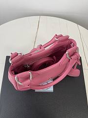Prada Moon Padded Nappa-Leather Bag Pink 22.5 x 16 x 7.5 cm - 6