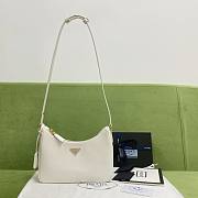 Prada Re-Edition Saffiano Leather Mini-Bag White 1BC204 size 22x18x6 cm - 1