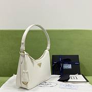 Prada Re-Edition Saffiano Leather Mini-Bag White 1BC204 size 22x18x6 cm - 6