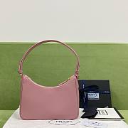 Prada Re-Edition Saffiano Leather Mini-Bag Pink 1BC204 size 22x18x6 cm - 4