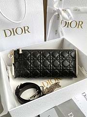 Dior Club Bag Black Cannage Lambskin size 27 x 12 x 5 cm - 1