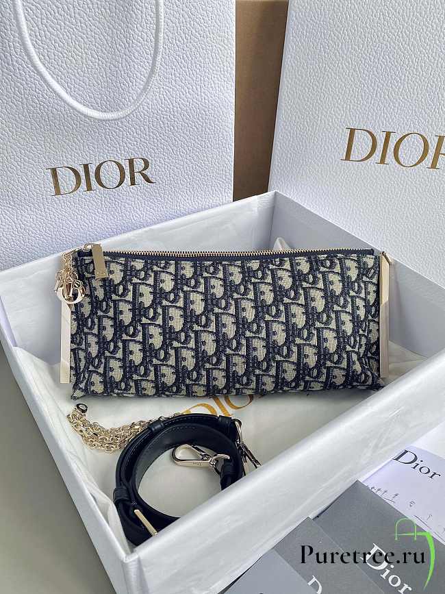 Dior Club Bag Blue Dior Oblique Jacquard size 27 x 12 x 5 cm - 1