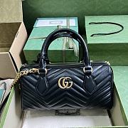 Gucci GG Marmont Small Top Handle Bag Black 27 x 13.5 x 10 cm - 1