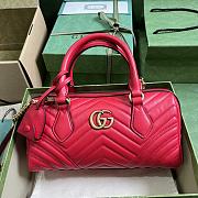 Gucci GG Marmont Small Top Handle Bag Red 27 x 13.5 x 10 cm - 1