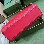 Gucci GG Marmont Small Top Handle Bag Red 27 x 13.5 x 10 cm - 4
