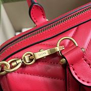 Gucci GG Marmont Small Top Handle Bag Red 27 x 13.5 x 10 cm - 3