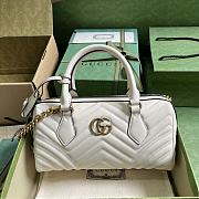 Gucci GG Marmont Small Top Handle Bag White 27 x 13.5 x 10 cm - 1
