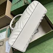Gucci GG Marmont Small Top Handle Bag White 27 x 13.5 x 10 cm - 4