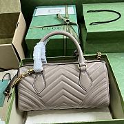 Gucci GG Marmont Small Top Handle Bag Beige 27 x 13.5 x 10 cm - 5