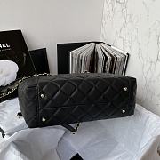 Chanel Classic Shopping Tote Black Caviar Leather size 37 x 23 x 12 cm - 6