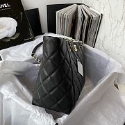 Chanel Classic Shopping Tote Black Caviar Leather size 37 x 23 x 12 cm - 5