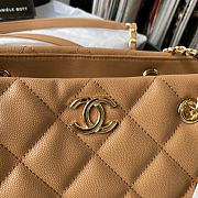 Chanel Classic Shopping Tote Brown Caviar Leather size 37 x 23 x 12 cm - 2
