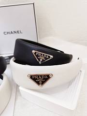 Prada Headband (Black/White) - 6