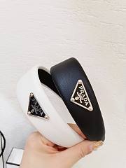 Prada Headband (Black/White) - 3