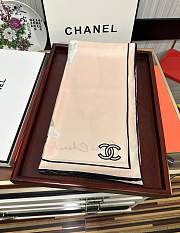 Chanel Pink Silk Scarf 90 x 90 cm - 3